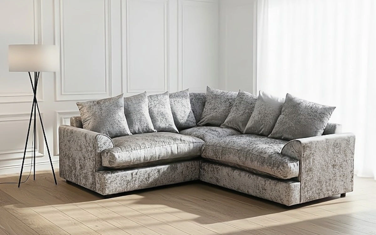 Missouri Crushed Velvet Corner Sofa
