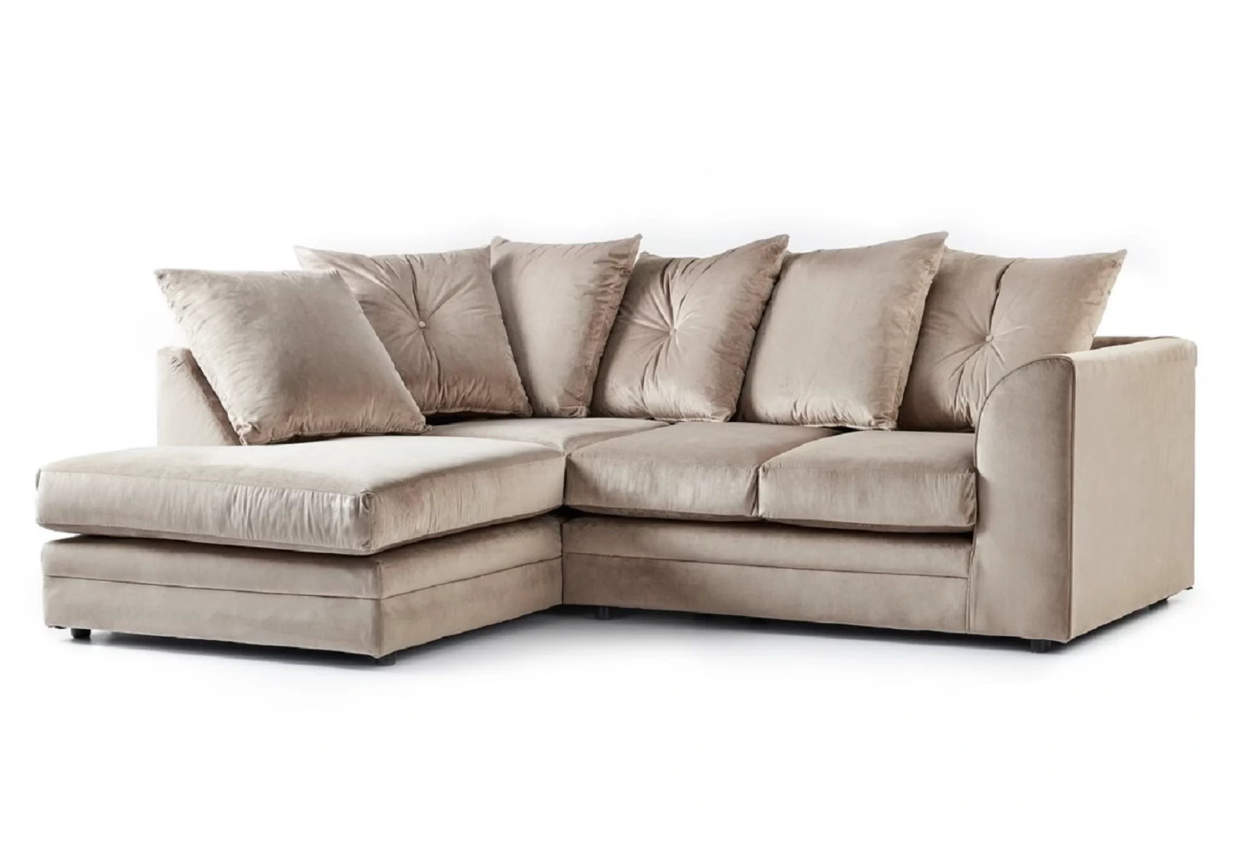 Camden LuxVelvet Corner Sofa - Blue