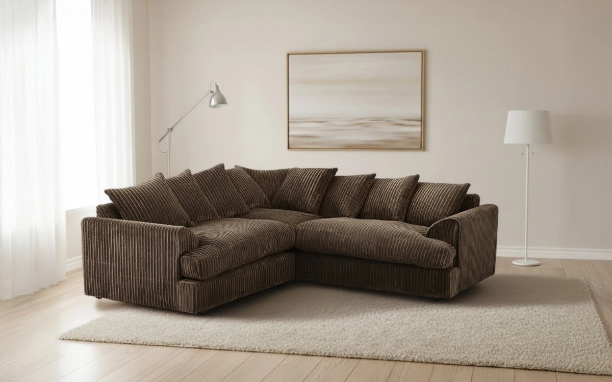 Missouri Jumbo Cord Corner Sofa