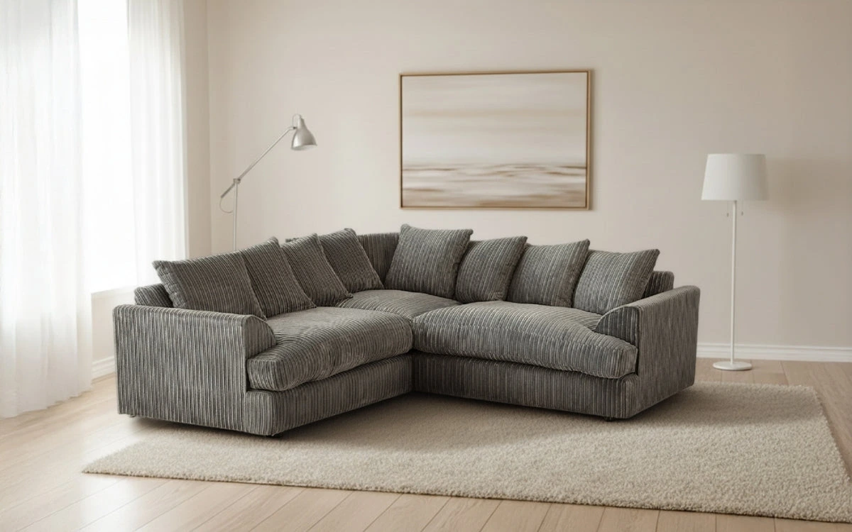 Missouri Jumbo Cord Corner Sofa
