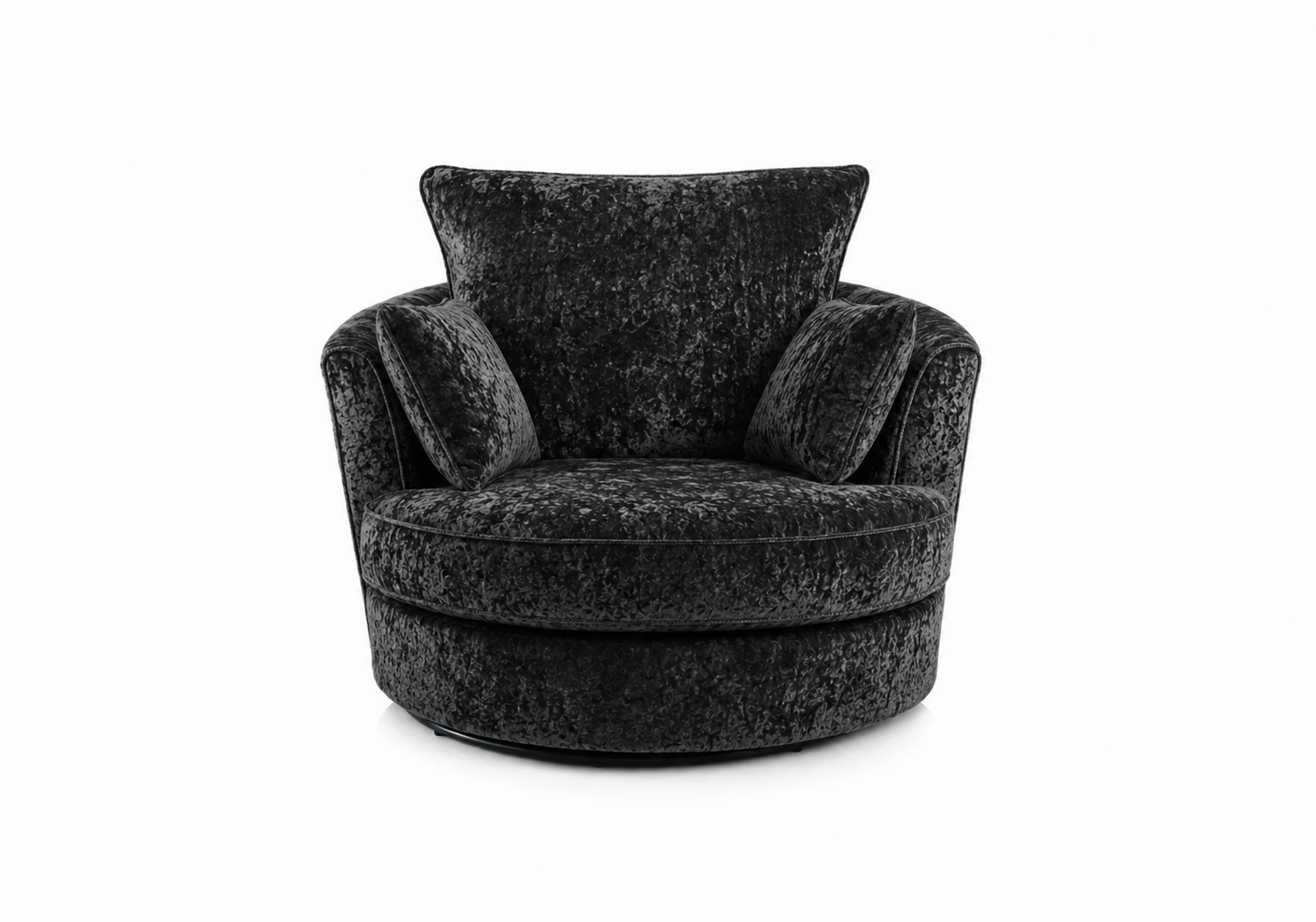 Crush Velvet Swivel Chair