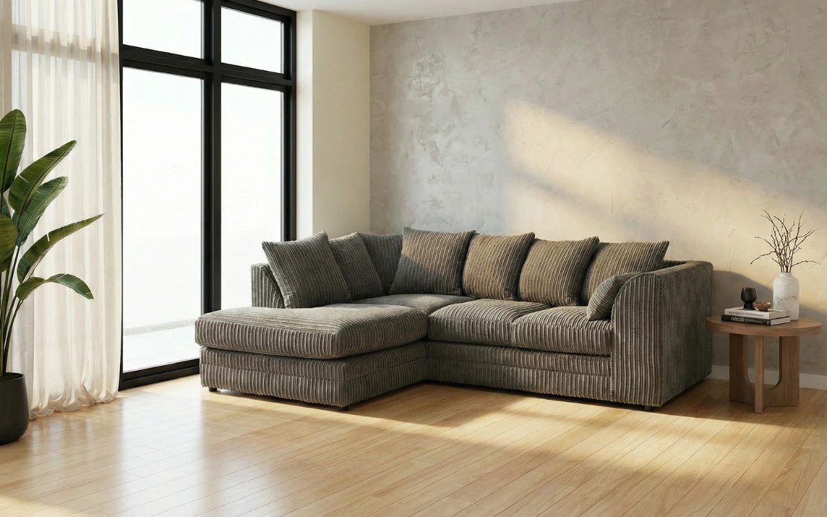 Camden Jumbo Cord Corner Sofa